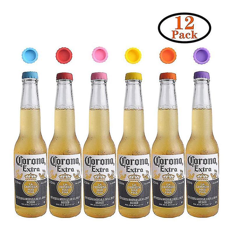 12pcs /バッグクリエイティブホームキャンディカラーシリカゲルフレッシュキーピングワインボトルカバー赤ワインビールカバー6色バーアクセサリー