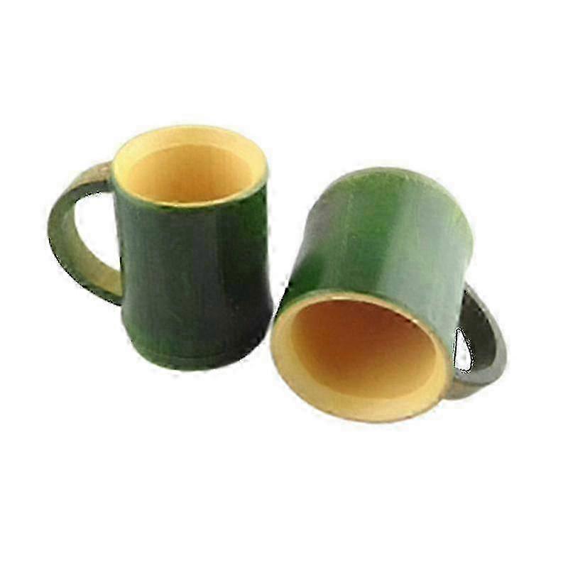 2pcs Kitchen Tableware,Bamboo Mug vz8