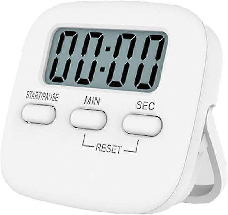 Kitchen Timer, Digital Kitchen Timer Magnetic Countdown Stopwatch Timer with Loud Alarm, Big Digit, Back Stand