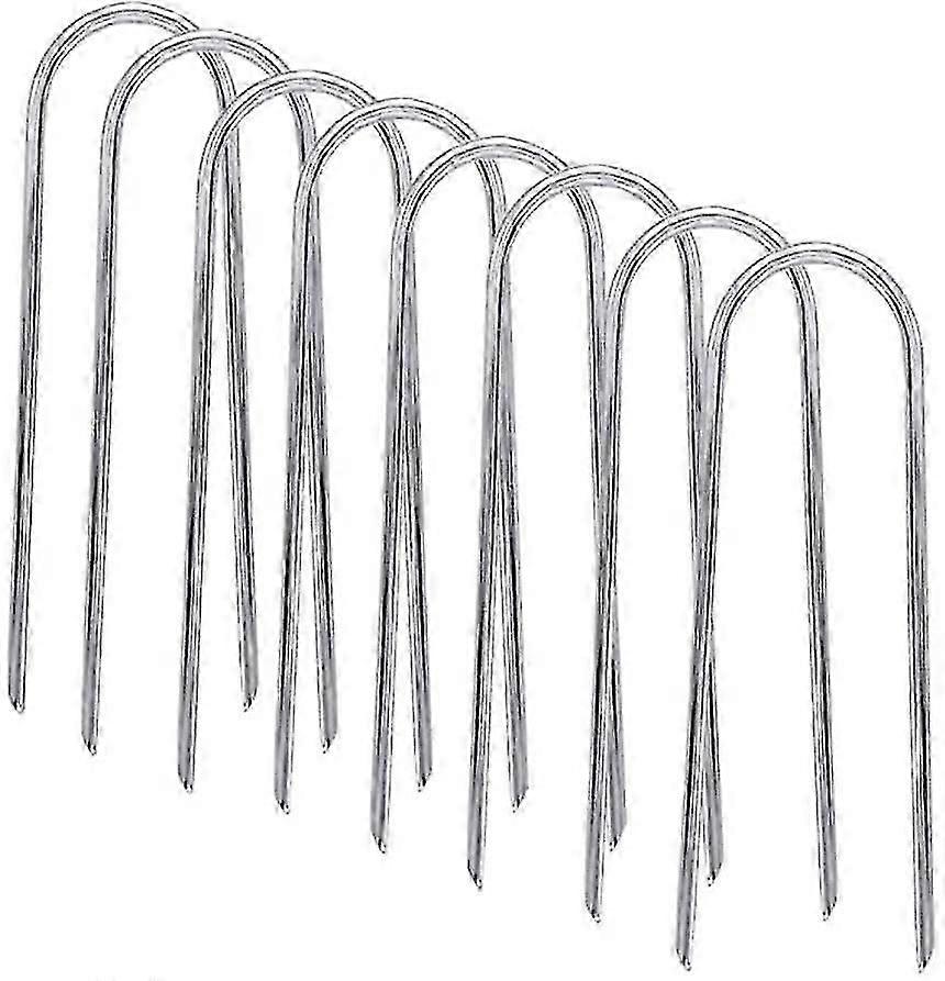 Heavy Duty U Type Trampoline Wind Stakes Sharp Ends Ground Anchor