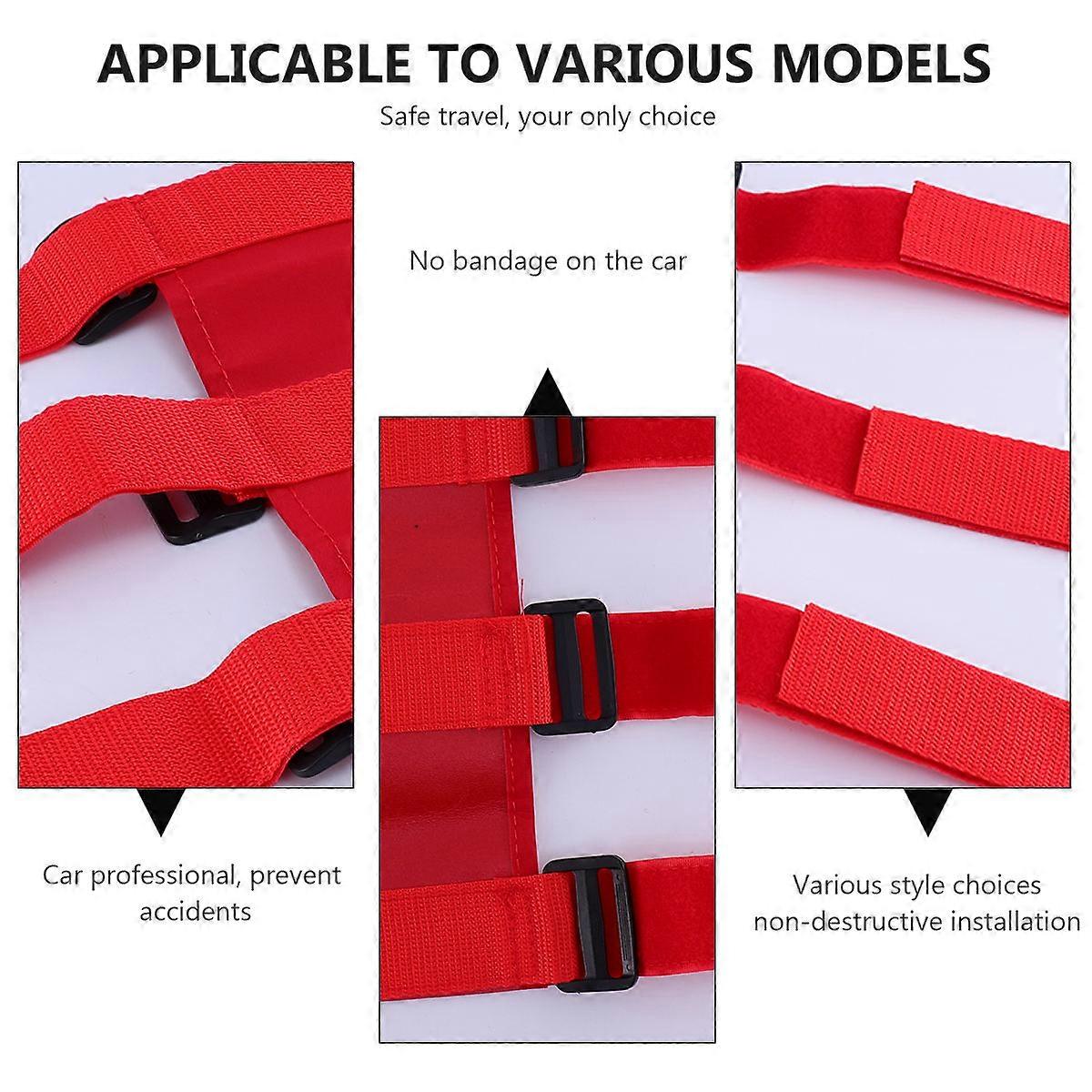 Rope Strap Extinguisher Flashlight for Fixation Nylon Material Red Strap