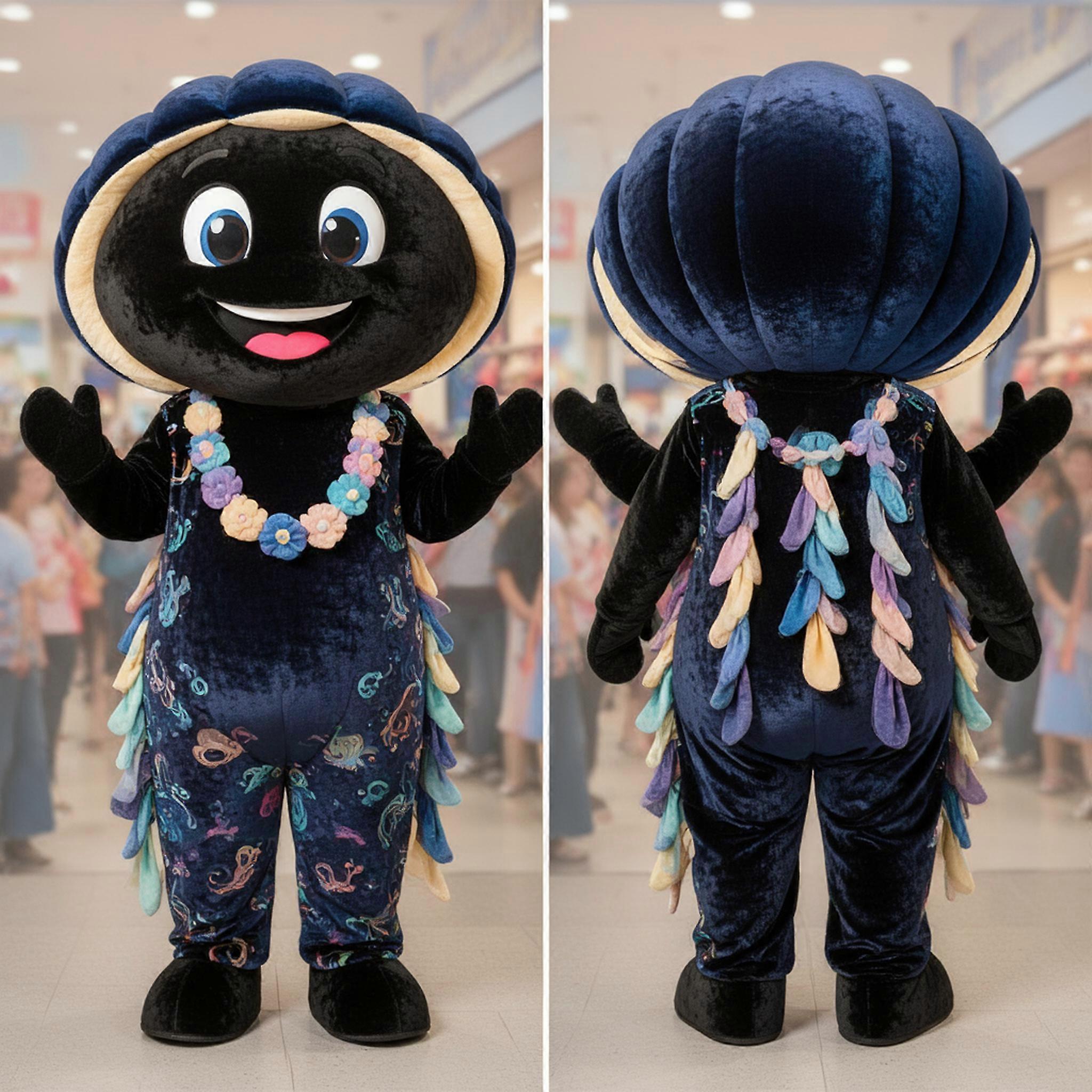 MASTICOT Midnight Blue Velvety Clam Chowder Mascot