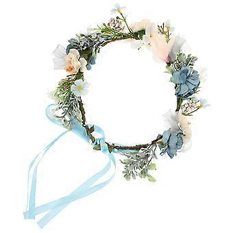 Blumenhalsband mit verstellbarem Band, Hochzeitskrone für Hunde