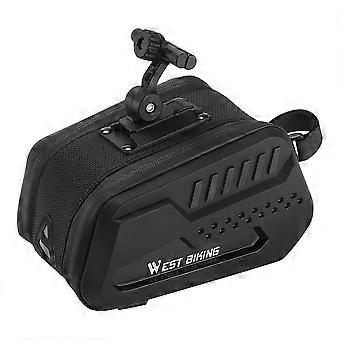 Bike Saddle Tube Bag Waterproof Bicycle Under Seats Bag Large Capacity Cycle Storage Bag Quick Release Bicycle Accessories
