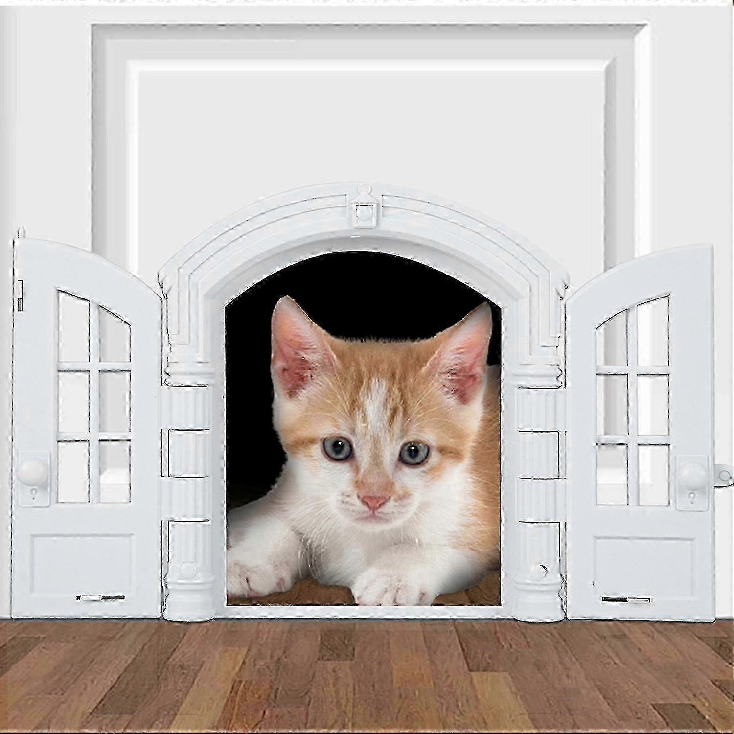 Stylish French Cat Door Interior