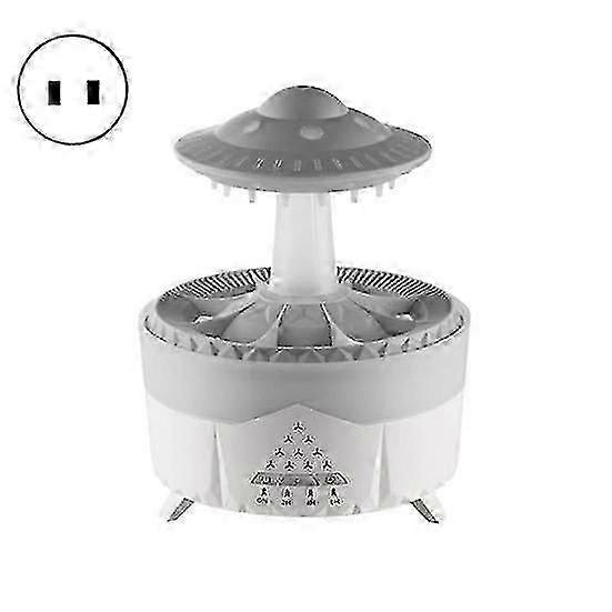 Rain Cloud Cool Mist Humidifier with Remote - Quiet Essential Oil Diffuser with Colourful LED Lighting