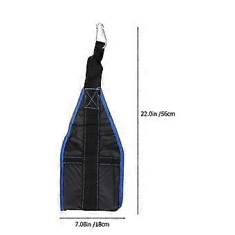 Fitness Auxiliary Equipment Abdominal Training Belt Gym Workout Hanging Straps Prevent Injury Blue Black 1 Pair