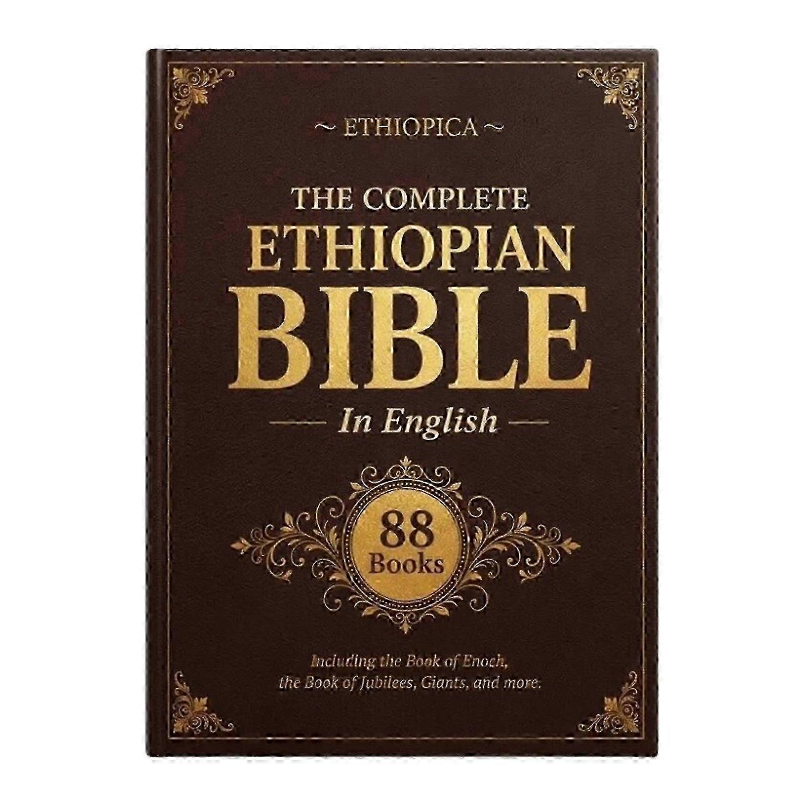 La Bible éthiopienne complète de luxe en anglais - Édition canonique des 88 livres incluse, TCS