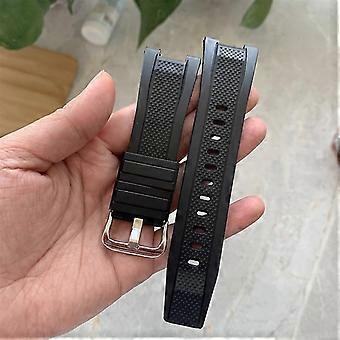silikonestrop til G-shock GST-W120L S130L med konkav stikadapter tilbehør udskiftningsbånd