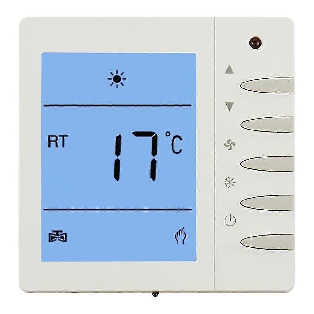 Programmable Thermostat, None Battery Powered, AC110-120V, Work for Radiant Floor Heating Temperature Controller