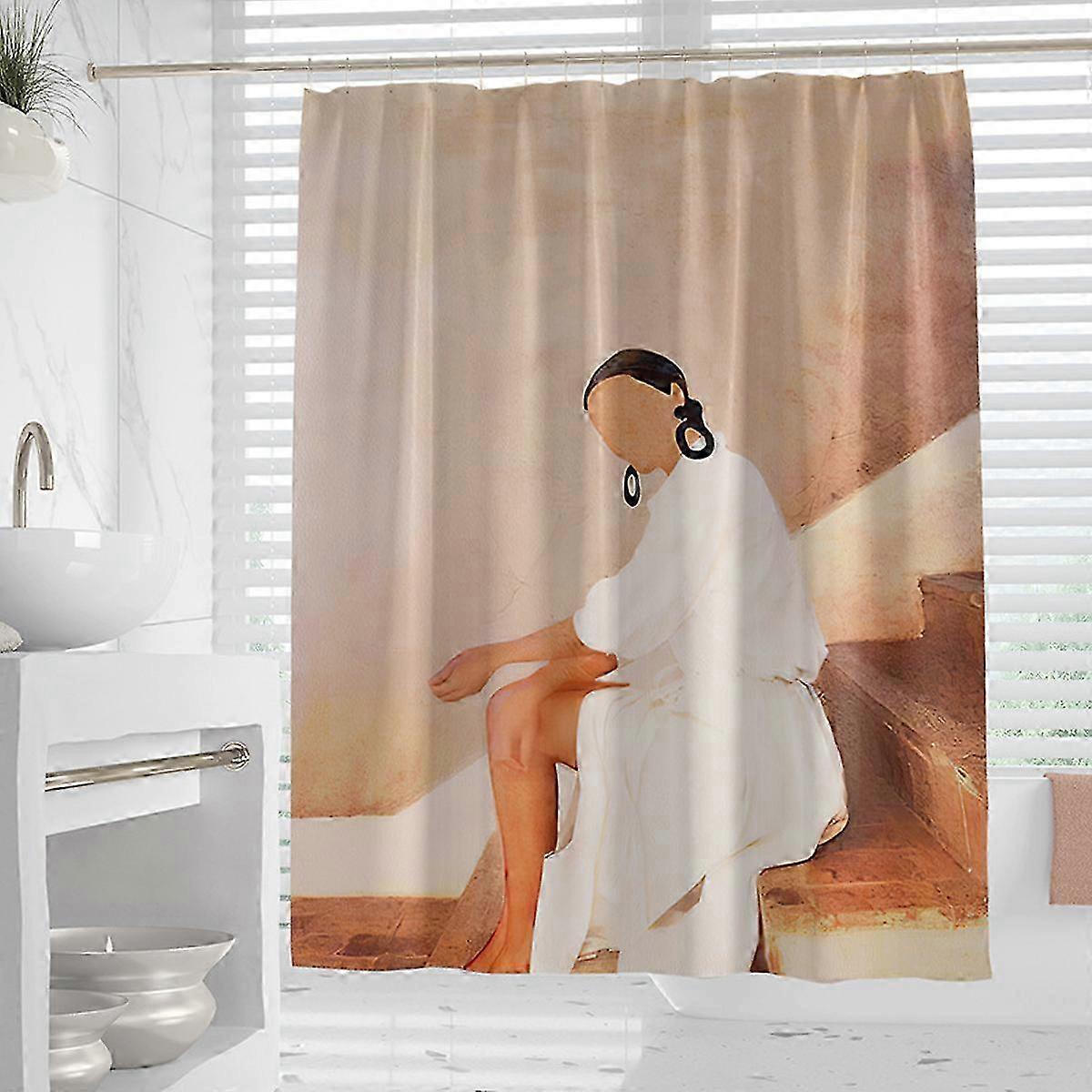 Durable Waterproof Bathroom Curtain