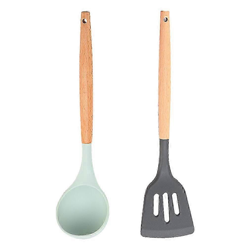 Flexible Slotted Silicone Spatula