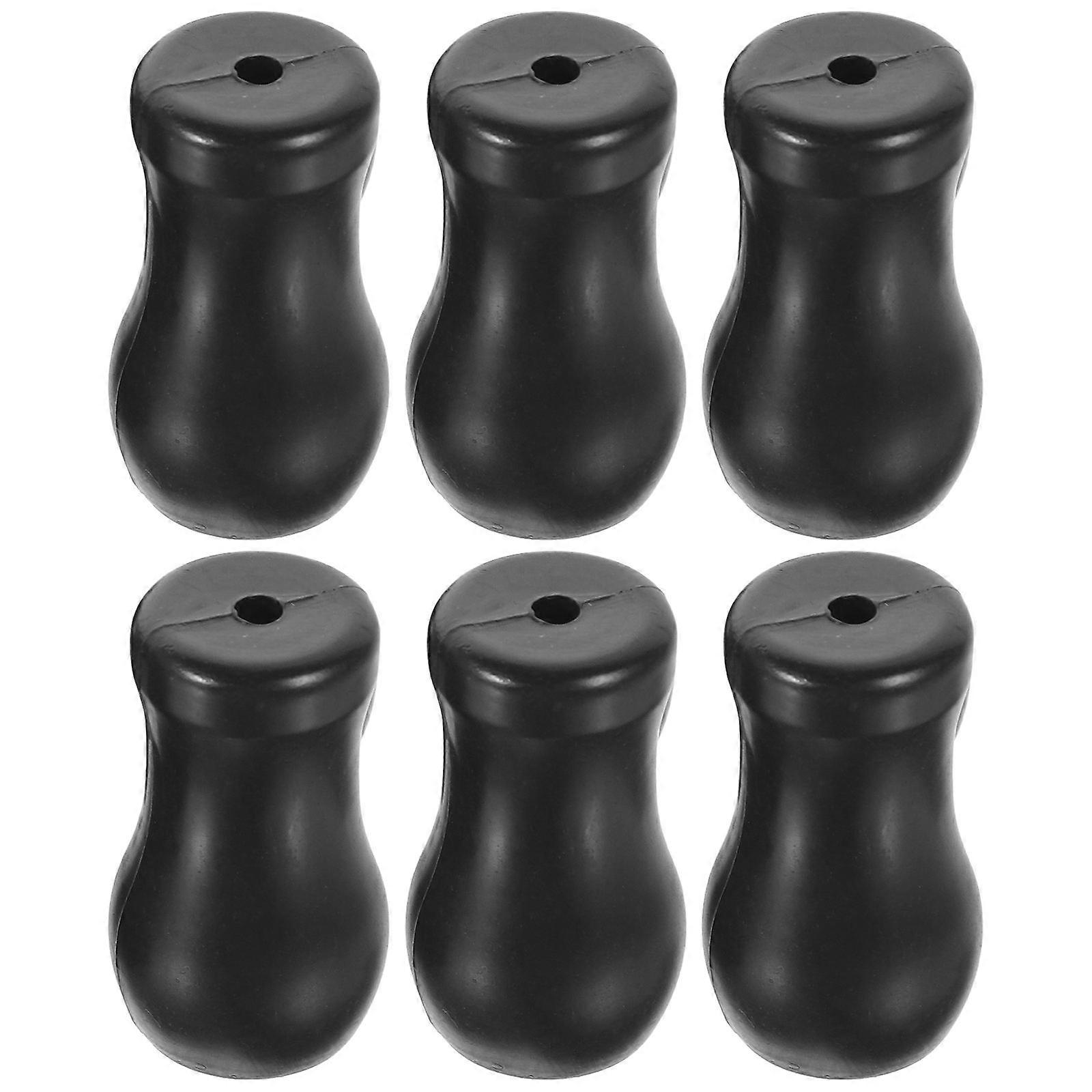 Blind Cord Tassels Knobs PVC Black for Window Blinds 24Pcs Pull Ends