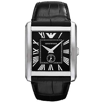 Armani Quartz analoginen mies katsella runko AR1640 Cowskin ranne koru