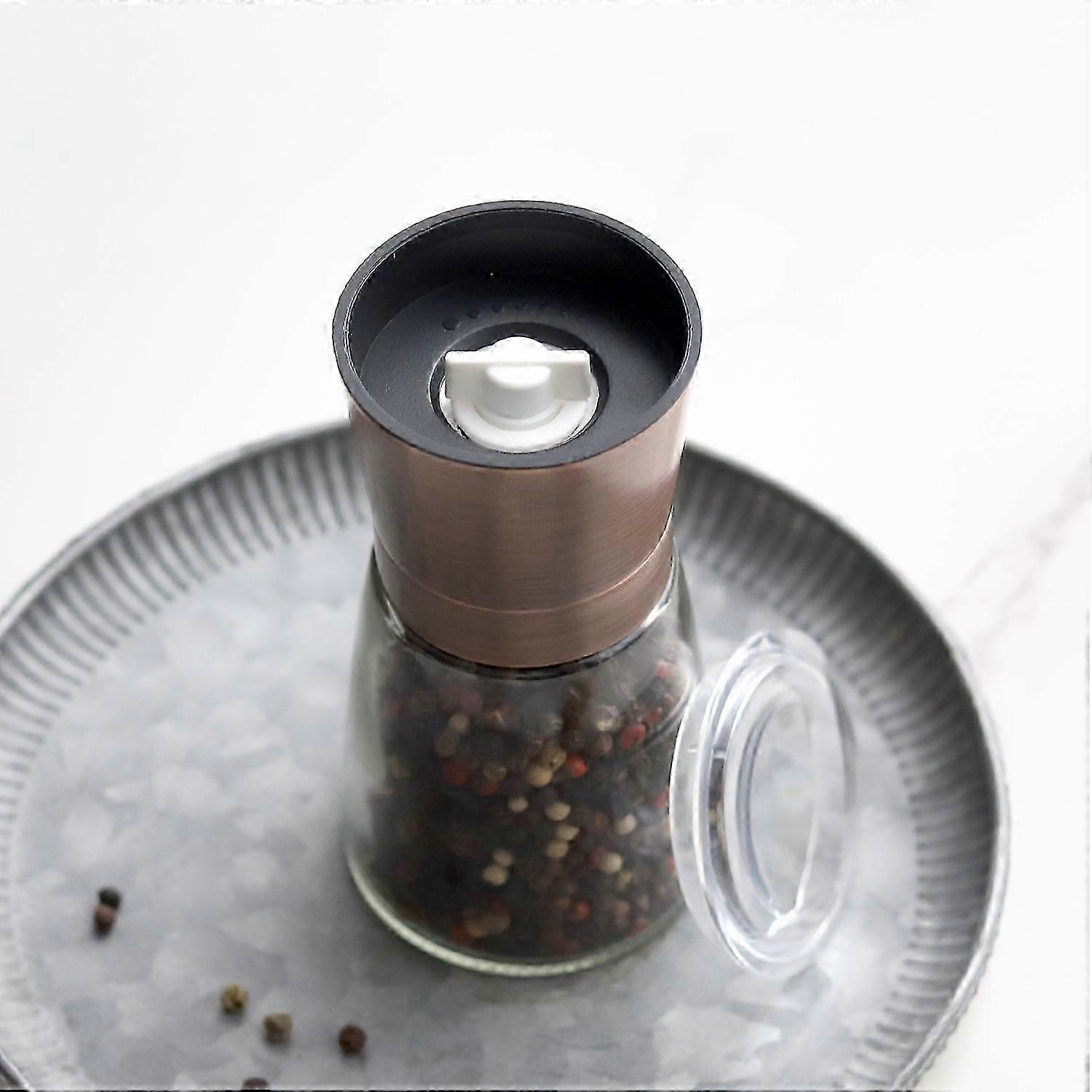 Glass Body Adjustable Salt Pepper Mill