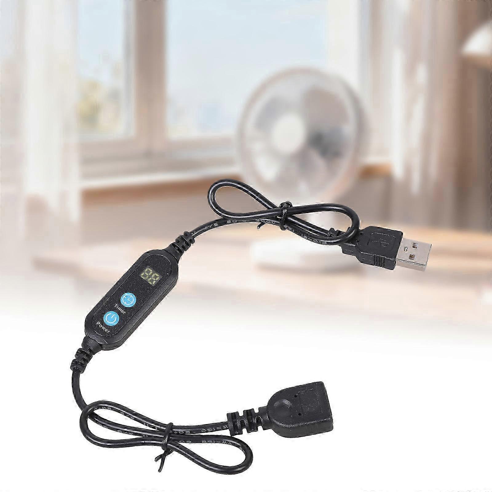 USB Auto On Off Timer Cord 12h Countdown