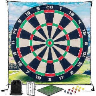Velvet Scoring Mat For Golf Chipping Practice