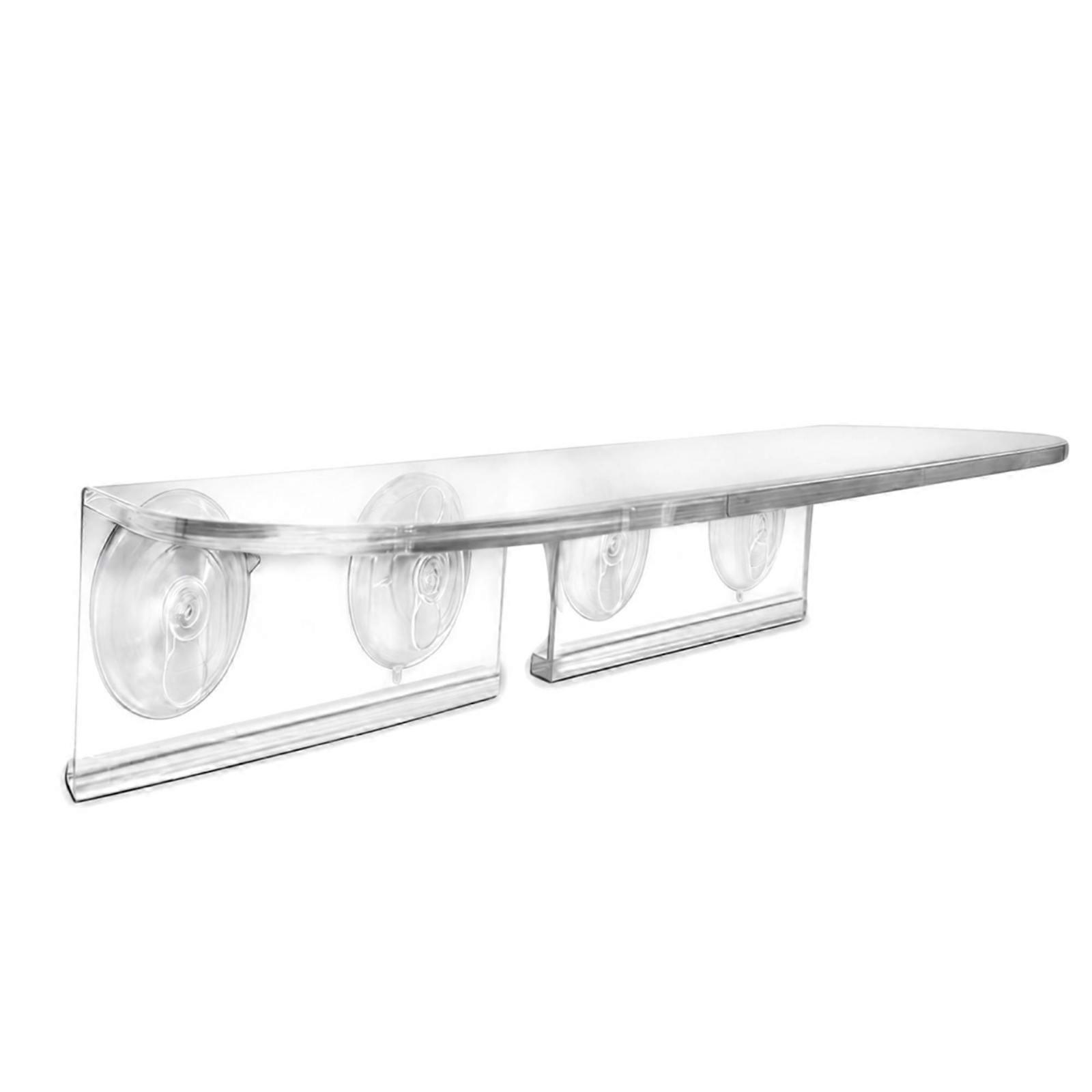 2 Pieces Shelf Transparent Window Plant Ledge for Kitchen