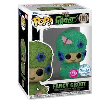 Funko Pop I Am Groot Fancy Groot Flocked Barnes and Noble Exclusive Ages 3+