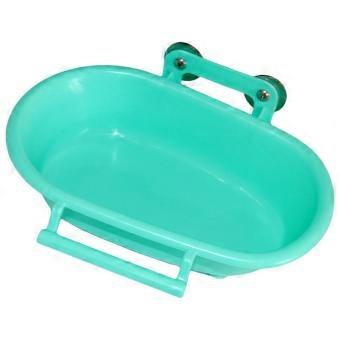 Bird Shower Tray Birdcage Addon Screw Bath Tub Parrots Bathtub Birdcage Water Bowl Feeder Budgies Cage Accessories