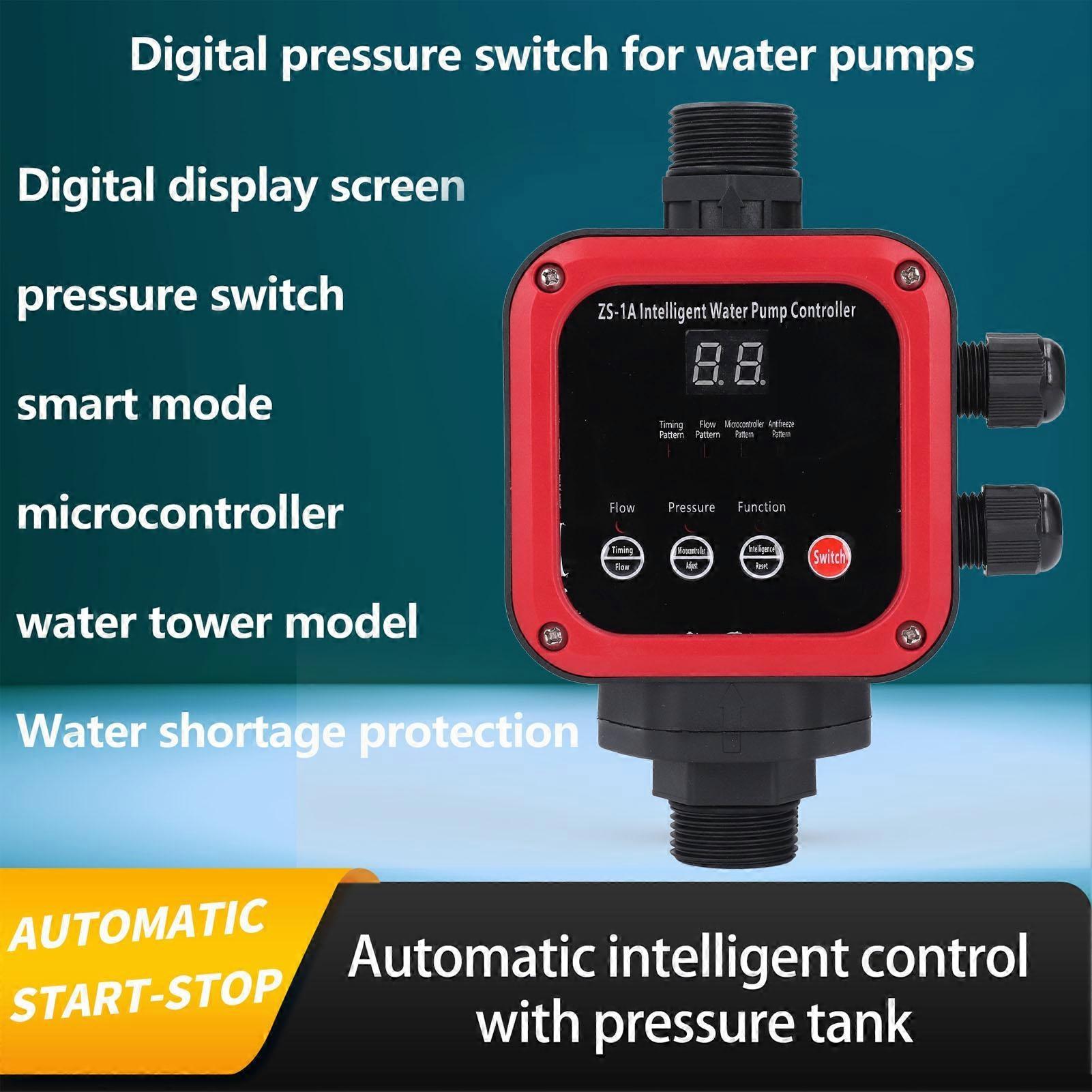 2.2KW Smart Water Pump Controller 5 Modes 10Bar Multifunctional Household Pump Controller 220V
