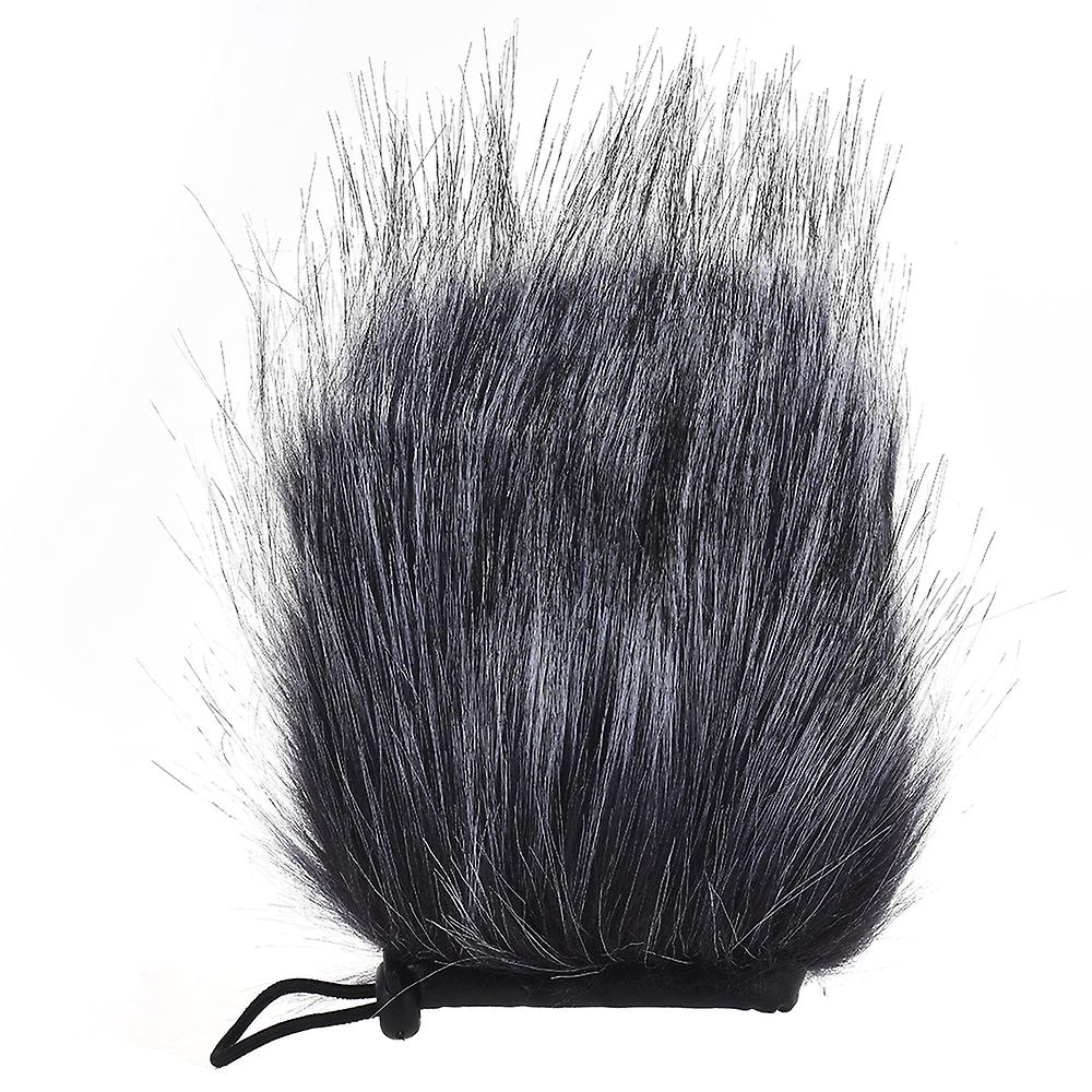 Outdoor Microphone Windscreen Artificial Fur Muff Wind Cover 9cm*5cm