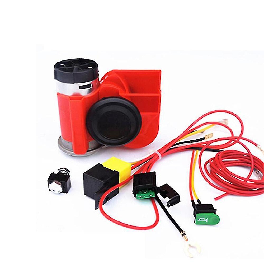 1set 6types 12v 125db S Pump Horn For Car And Cycle