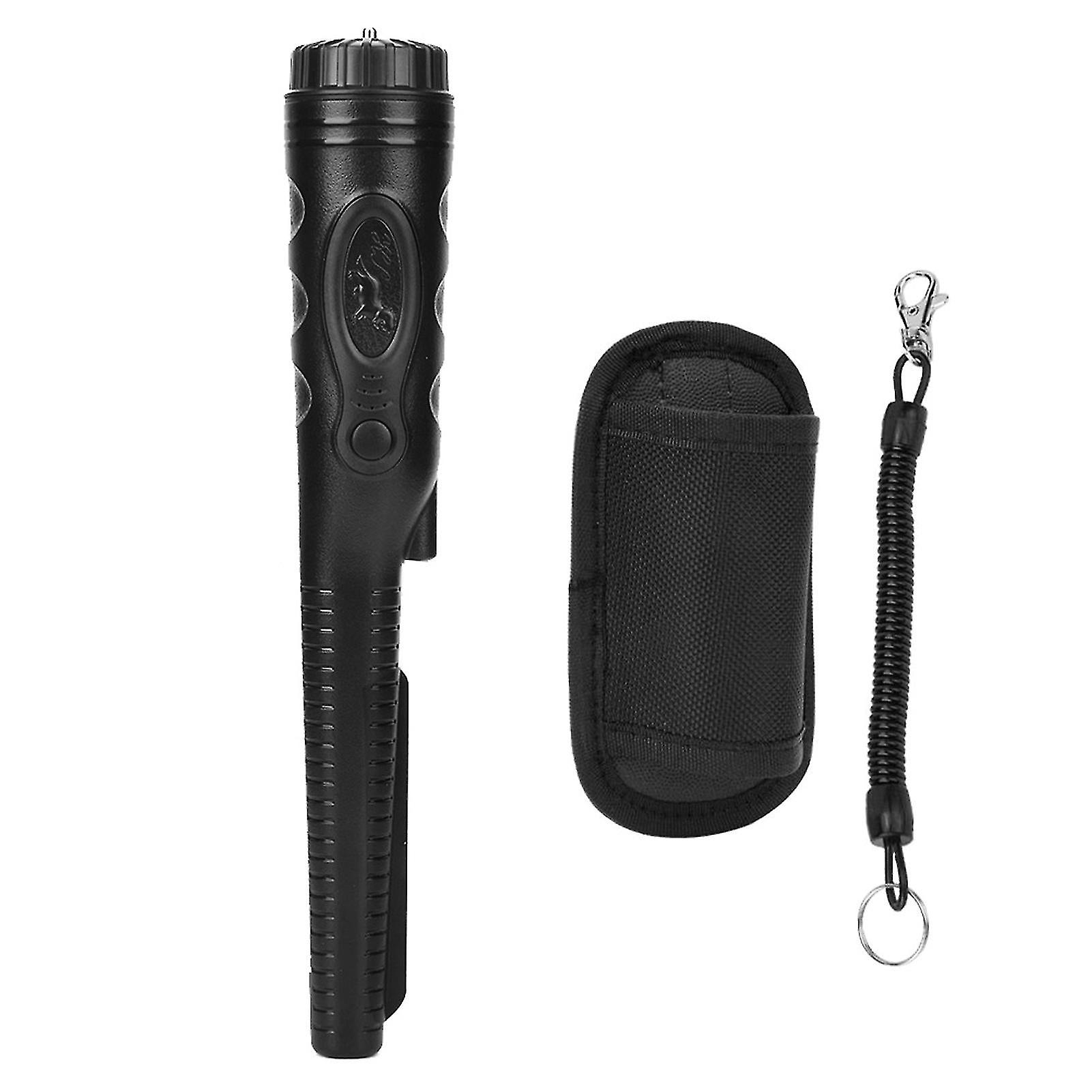 Hs-08 Ip68 High Sensitivity Portable Handheld Metals Scanning Metal Detector Pinpointer Low Battery Alarmblack