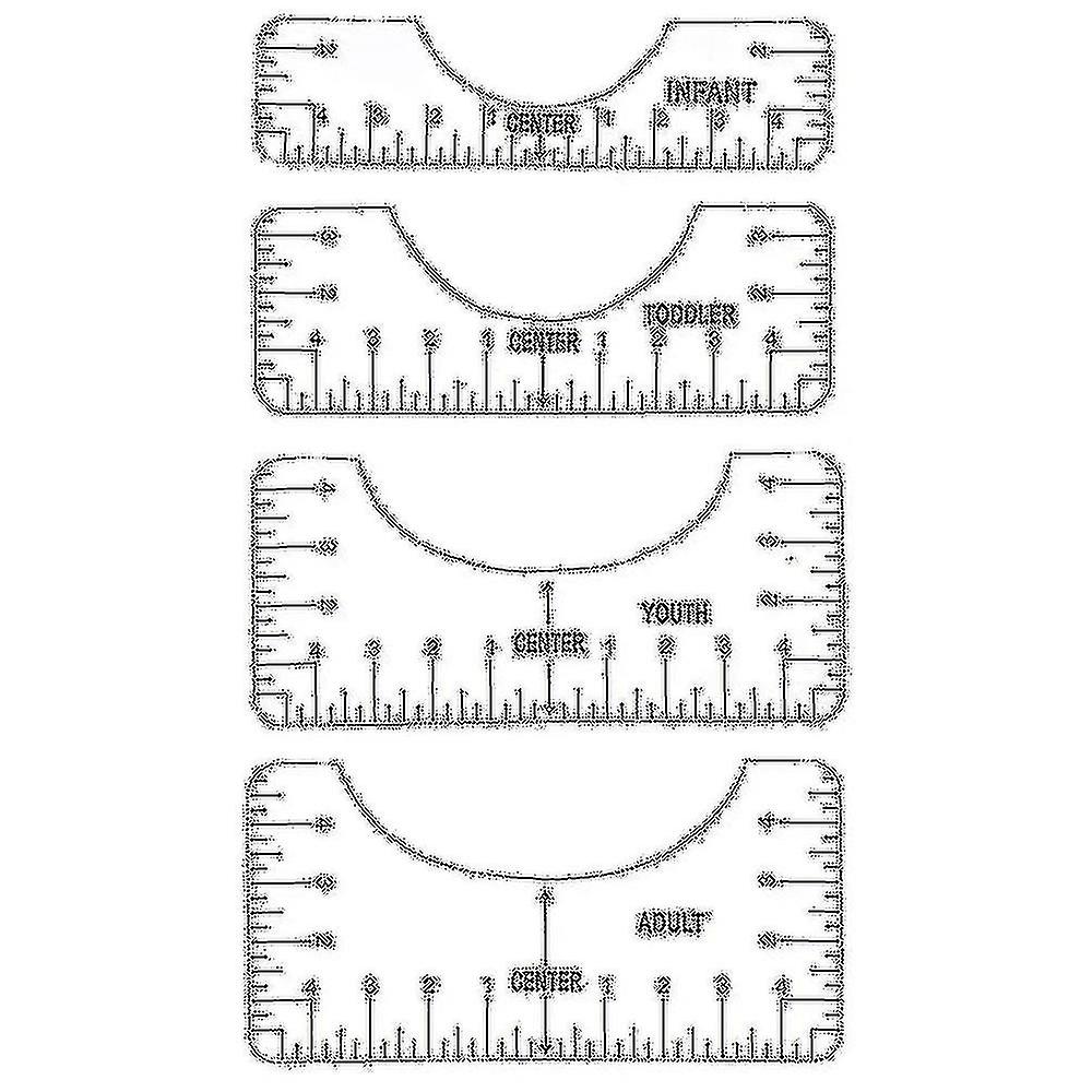 T-shirt Ruler Guide Alignment Tool For Vinyl, Alignment Tool For Graphics T Shirt Centering Tool (c
