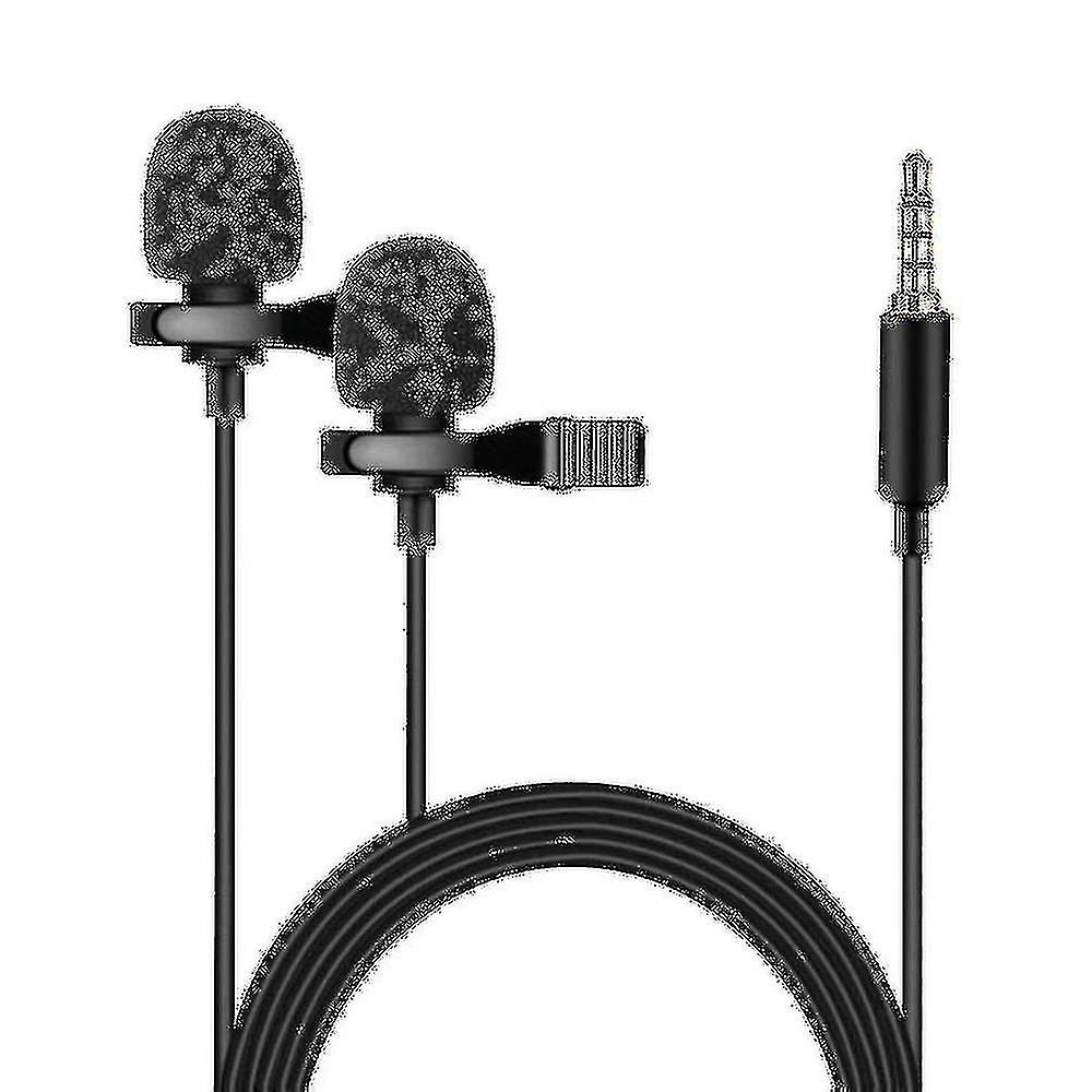 Lavalier Microphone,two-head Lavalier Microphone For Notebooks
