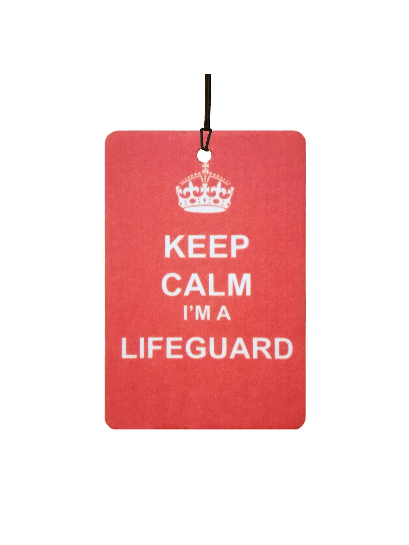 Halten Sie Ruhe, ich bin ein Lifeguard-Auto-Lufterfrischer