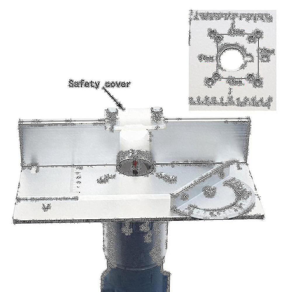 Aluminium Router Table Insert Plate Table Insert Plate,router Trimmer Woodworking Electric Wood Mil