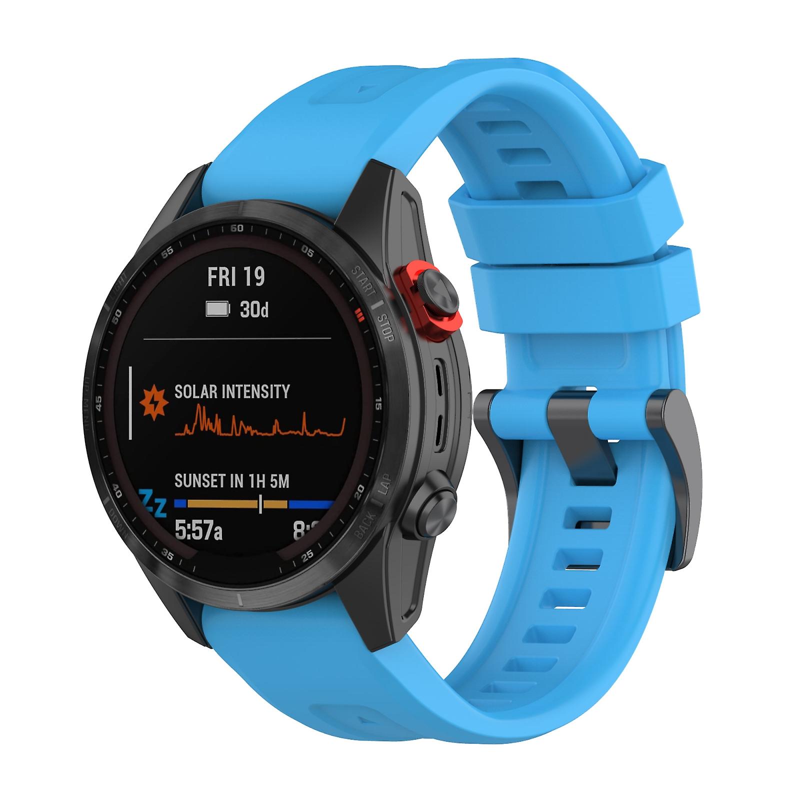 Silicone Watchband For Garmin Fenix 7S