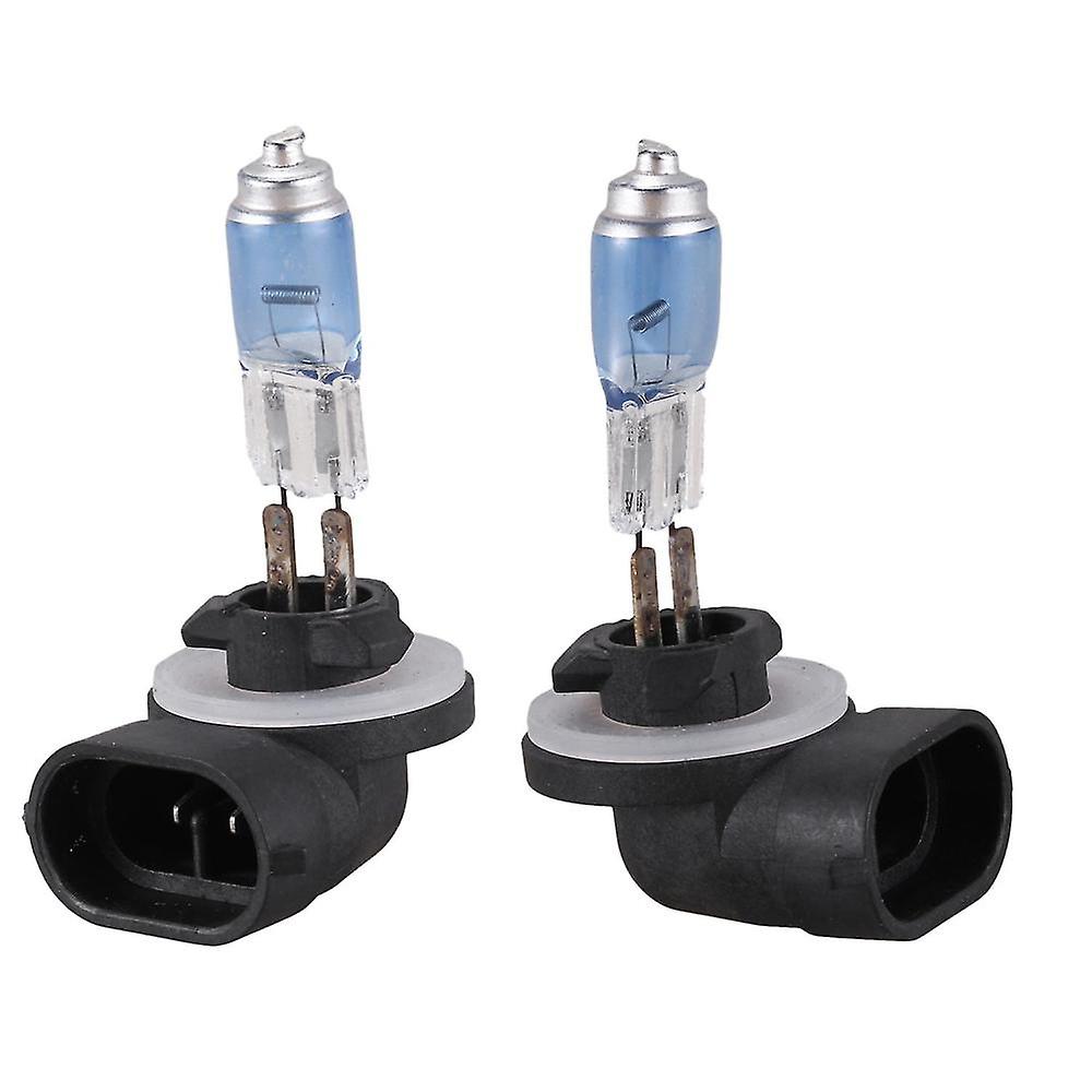 2pcs 881 100w Dc 12v Super White Halogen Fog Light Bulb For Auto Car