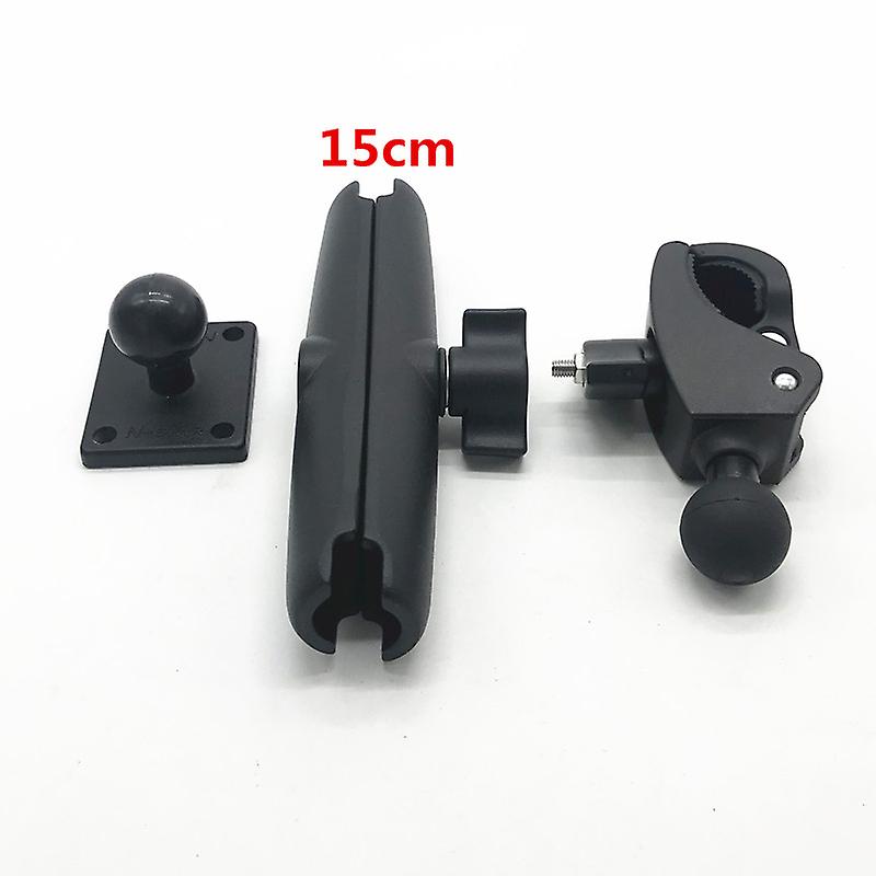 Tough-claw Mount With Double Socket Arm And Round Amps Base Adapter For Garmin