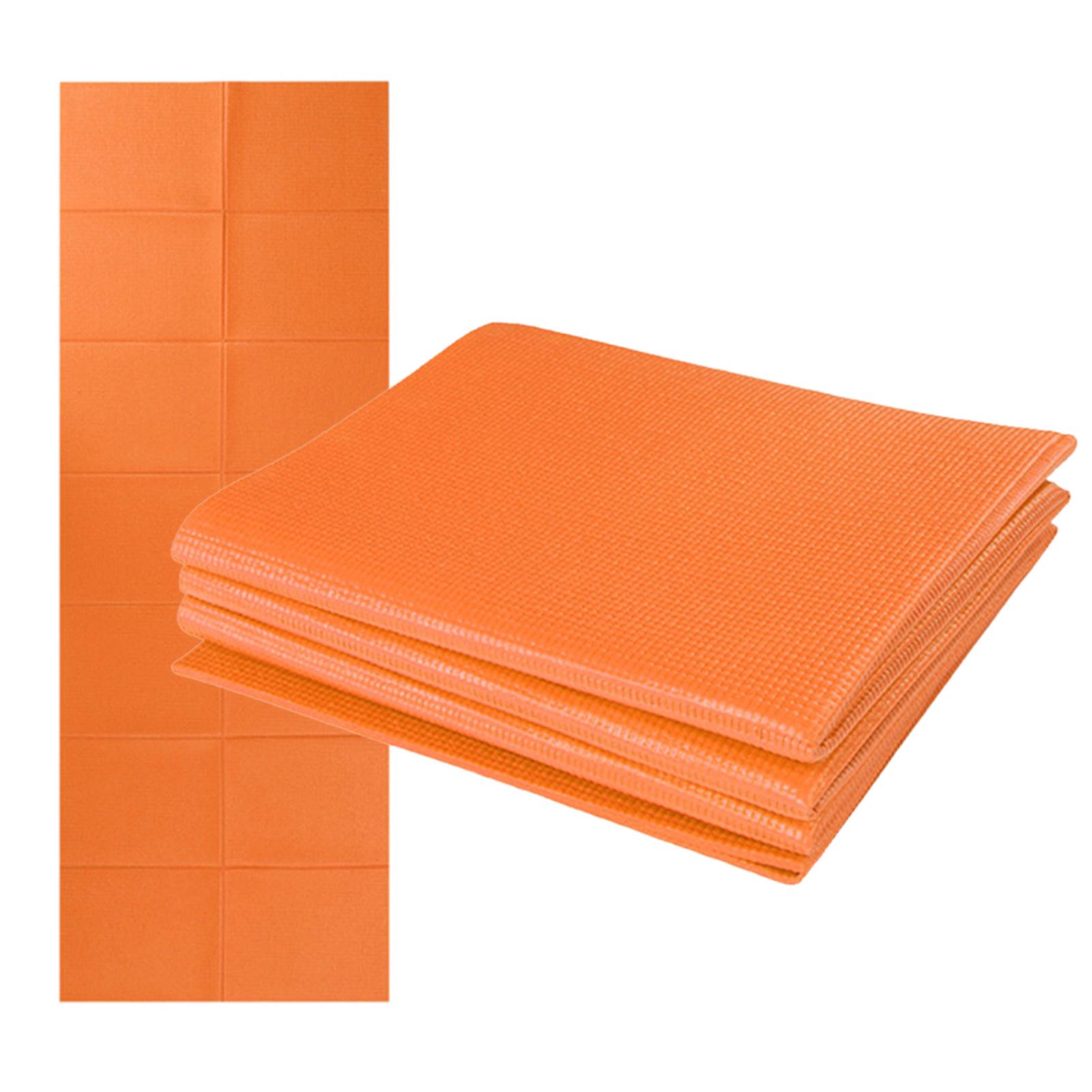 Folding Yoga Mat 68 X 27 Inch 4mm Super Thin Pvc Yoga Mat