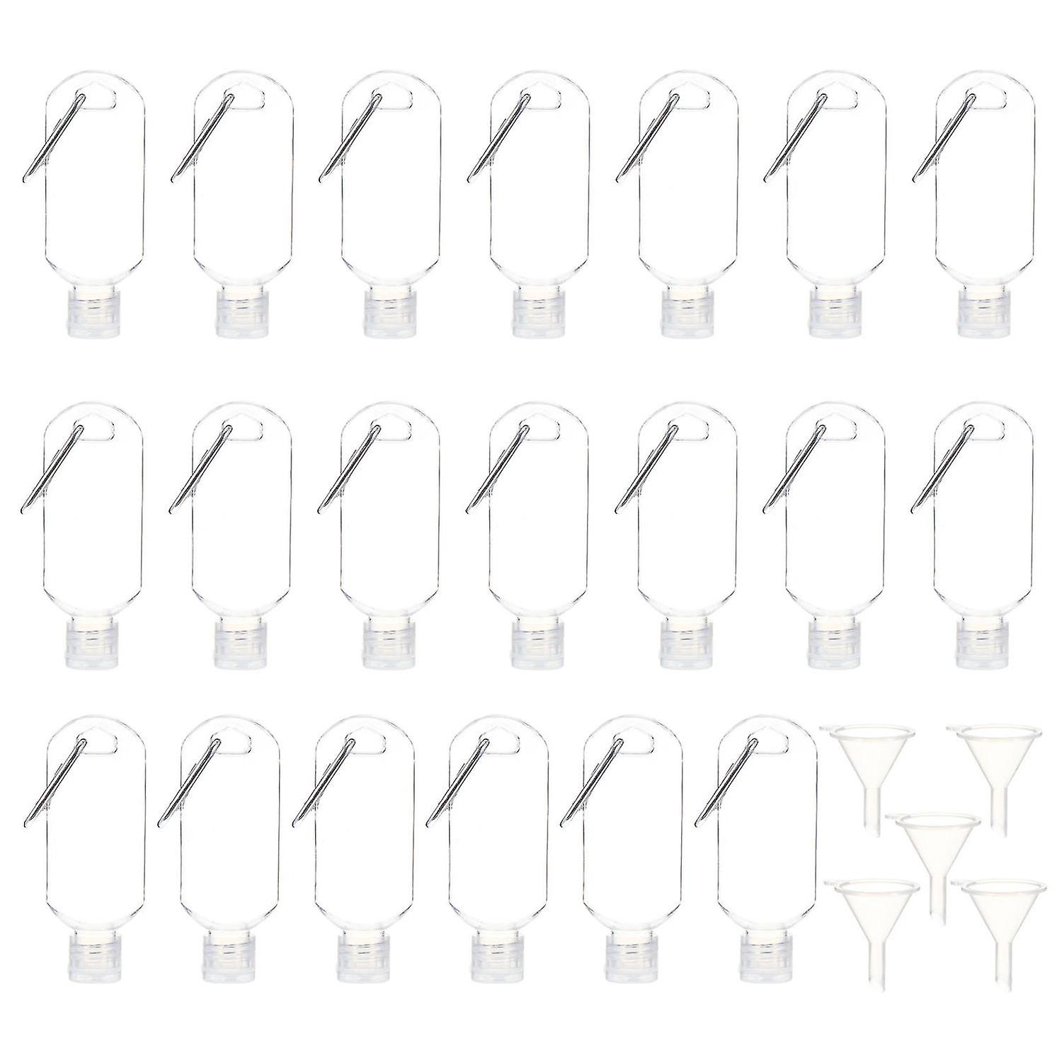 20pcs Portable Practical Hand Sanitizer Bottle Empty Bottle For Home Inside Indoor