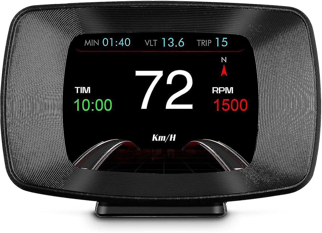 Head Up Display Car Hud P13 Multifuction Obd2 Smart Meter Obd Gps Dual System