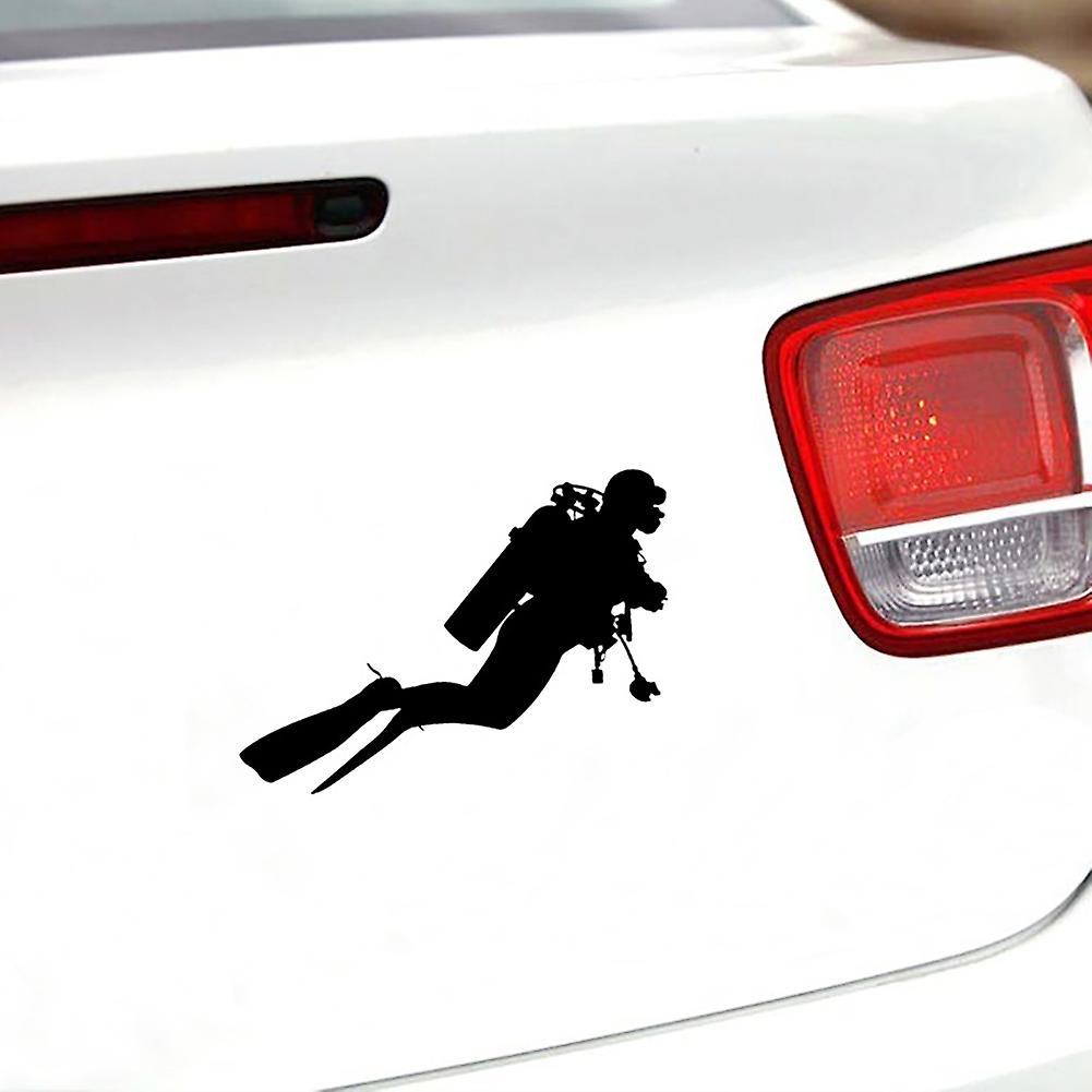 Skull Diver Down Sticker H2O Tank Cup Scuba Dive Car Vehicle