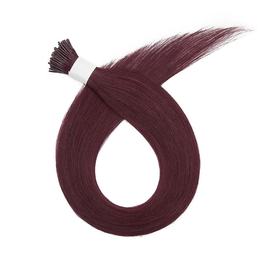100strand I Tip Human Hair Extensions Pre Bonded Keratin Stick In