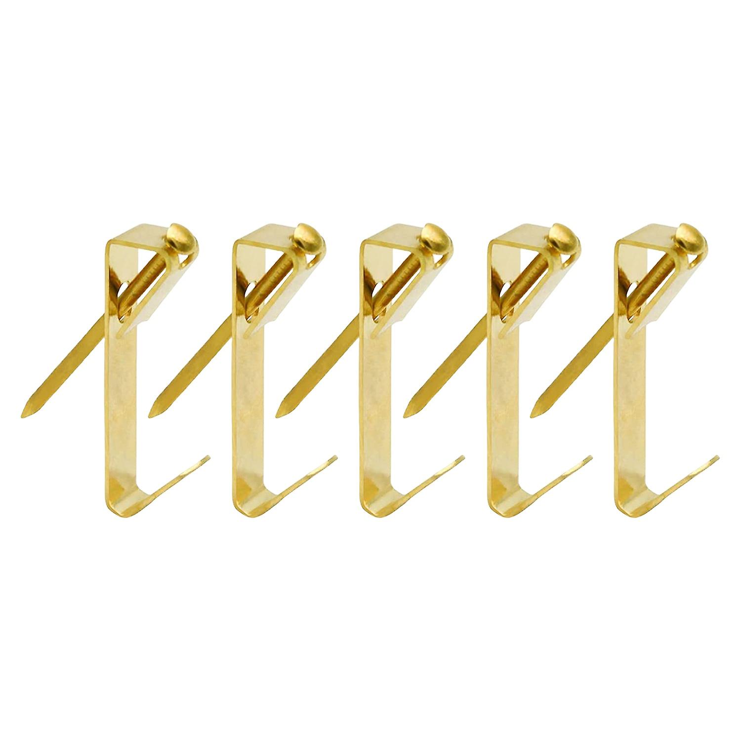50 Sets Wall Hooks with Nails Strong Load-bearing Heavy Duty Anti-rust Anti-Corrosion Fall-resistant