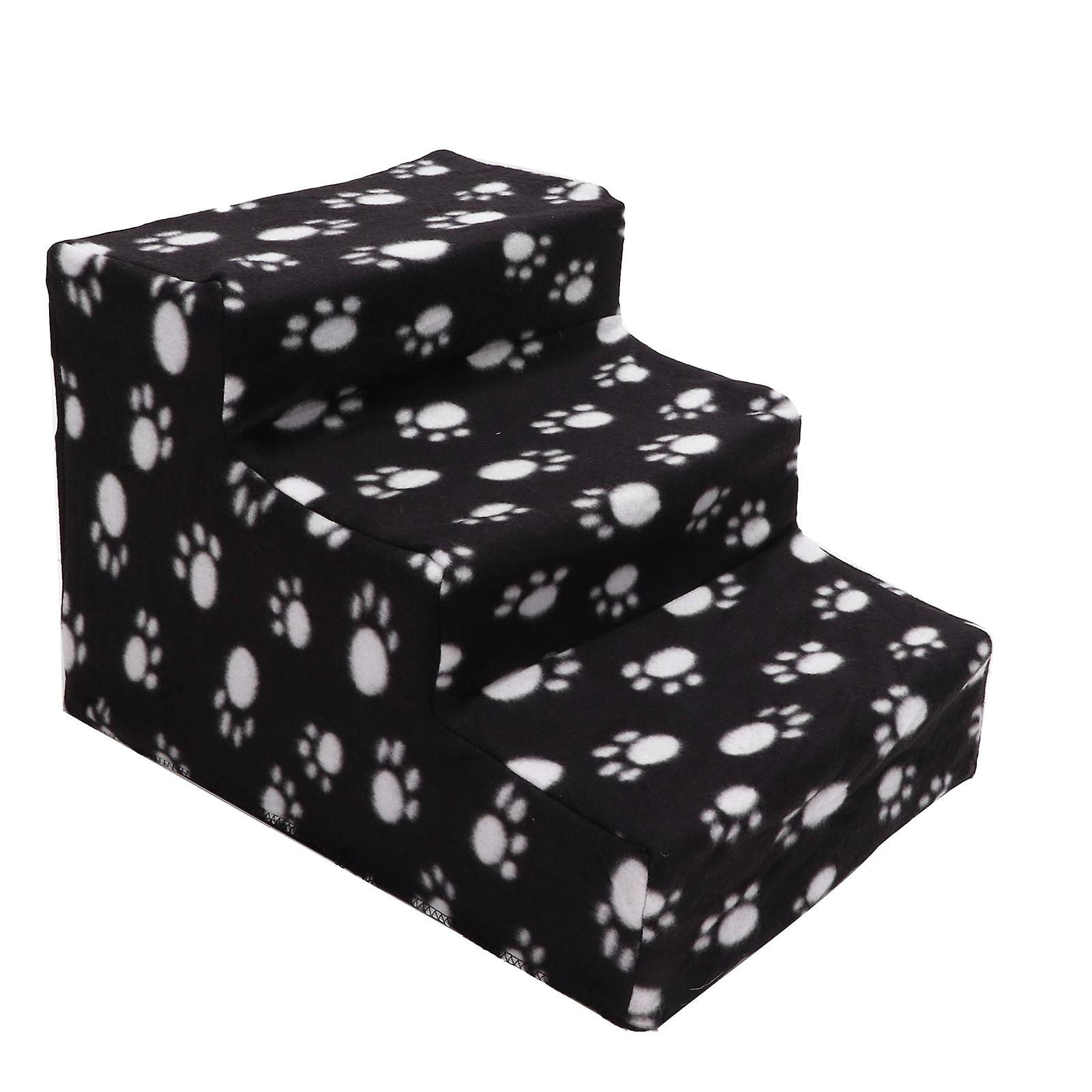 Pet Climbing Ladder 3 Tiers Portable Non Slip Removable Dog Stairs for Dogs and Cats