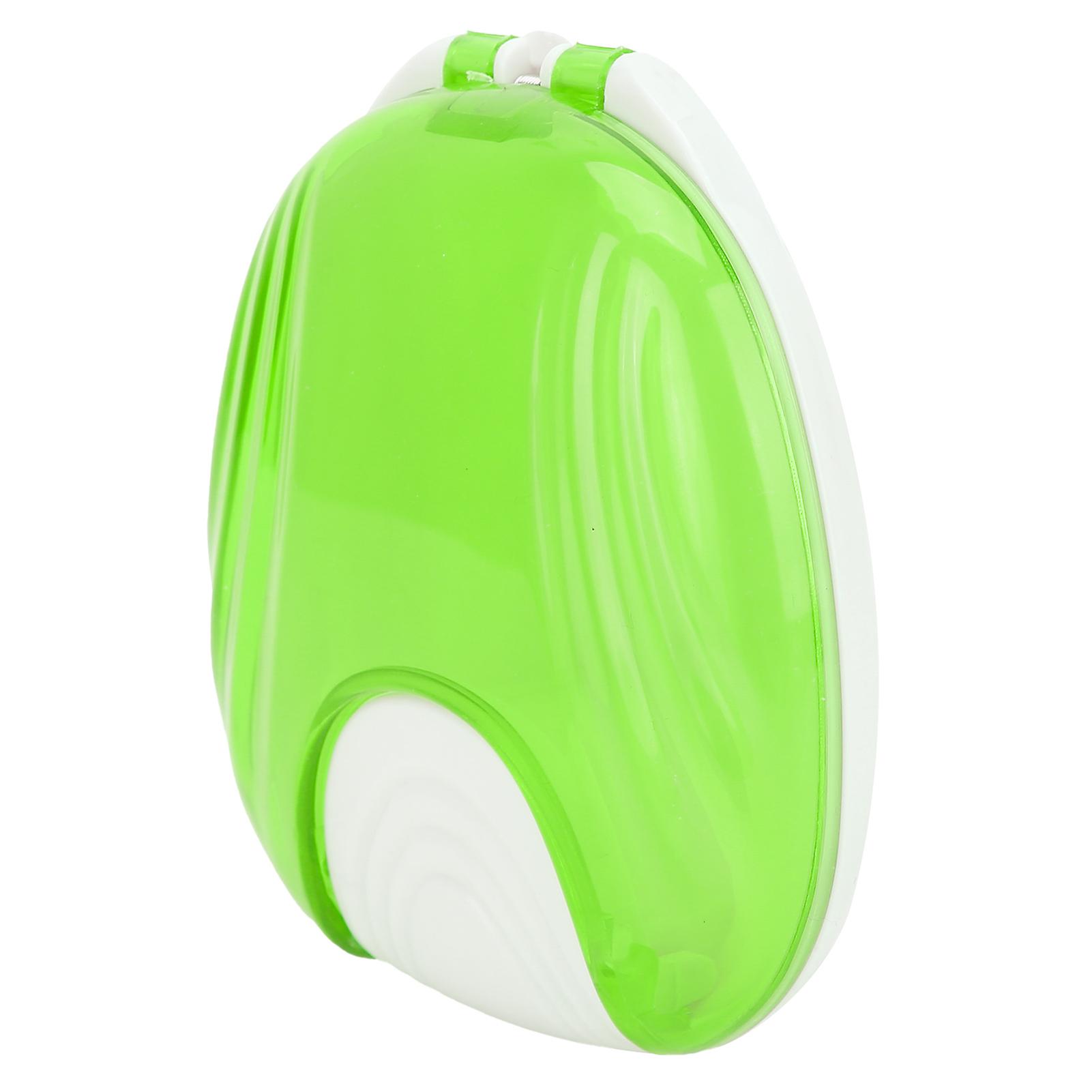 Durable Orthodontic Retainer Case Tooth Denture Container Portable Denture Storage BoxLight Green