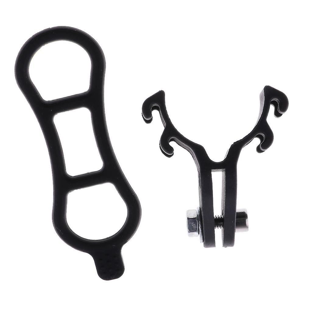 Portable Bike Flashlight Torch Front Light Mount Clip Stand Bracket Holder