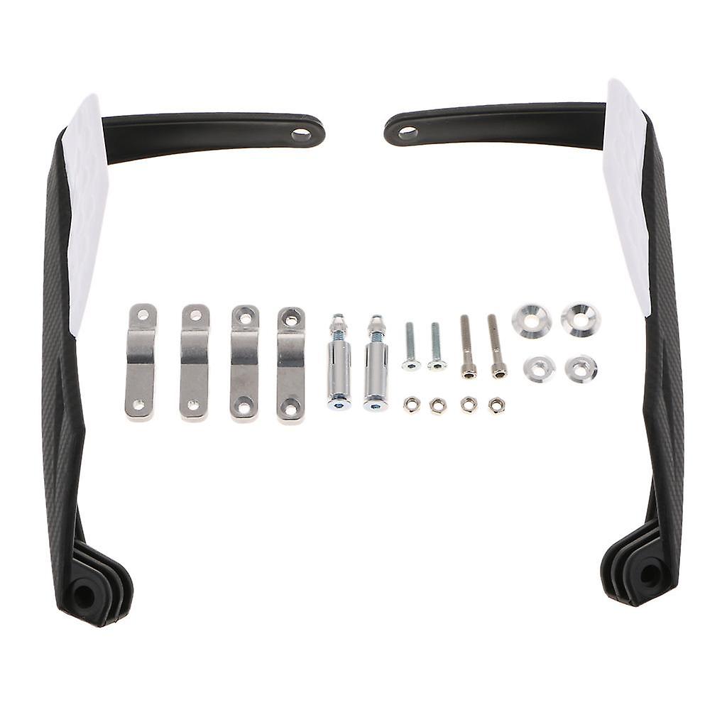 Motorcycle Handguards Hand Guards 22mm Handlebar Hand Protector White