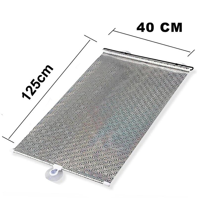 Universal Car Retractable Sun Visor Folding Sun Visor Sheet Auto Interior Windshield Protective Accessories~23369