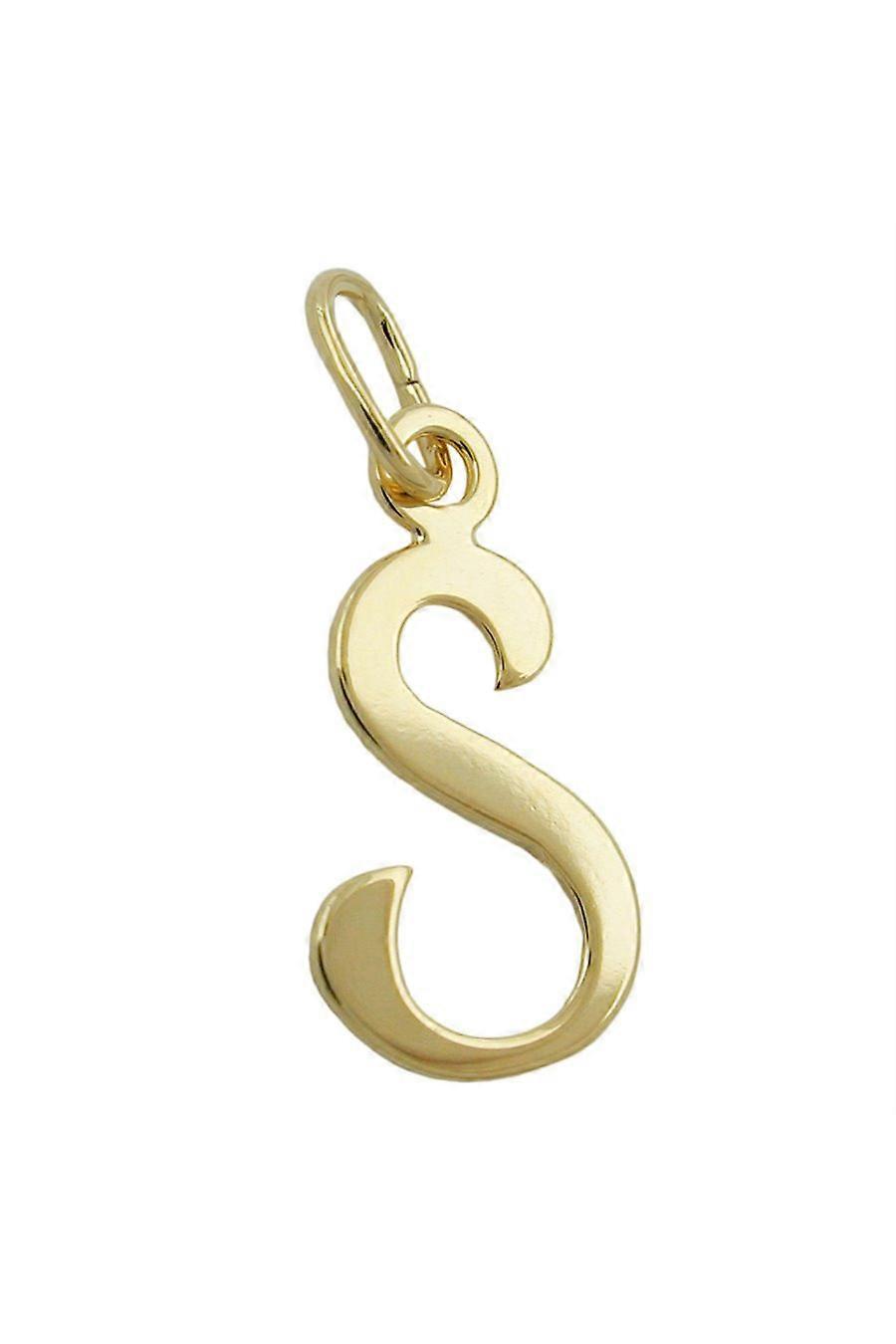 Pendant Letter S 8k Gold - Gl431105