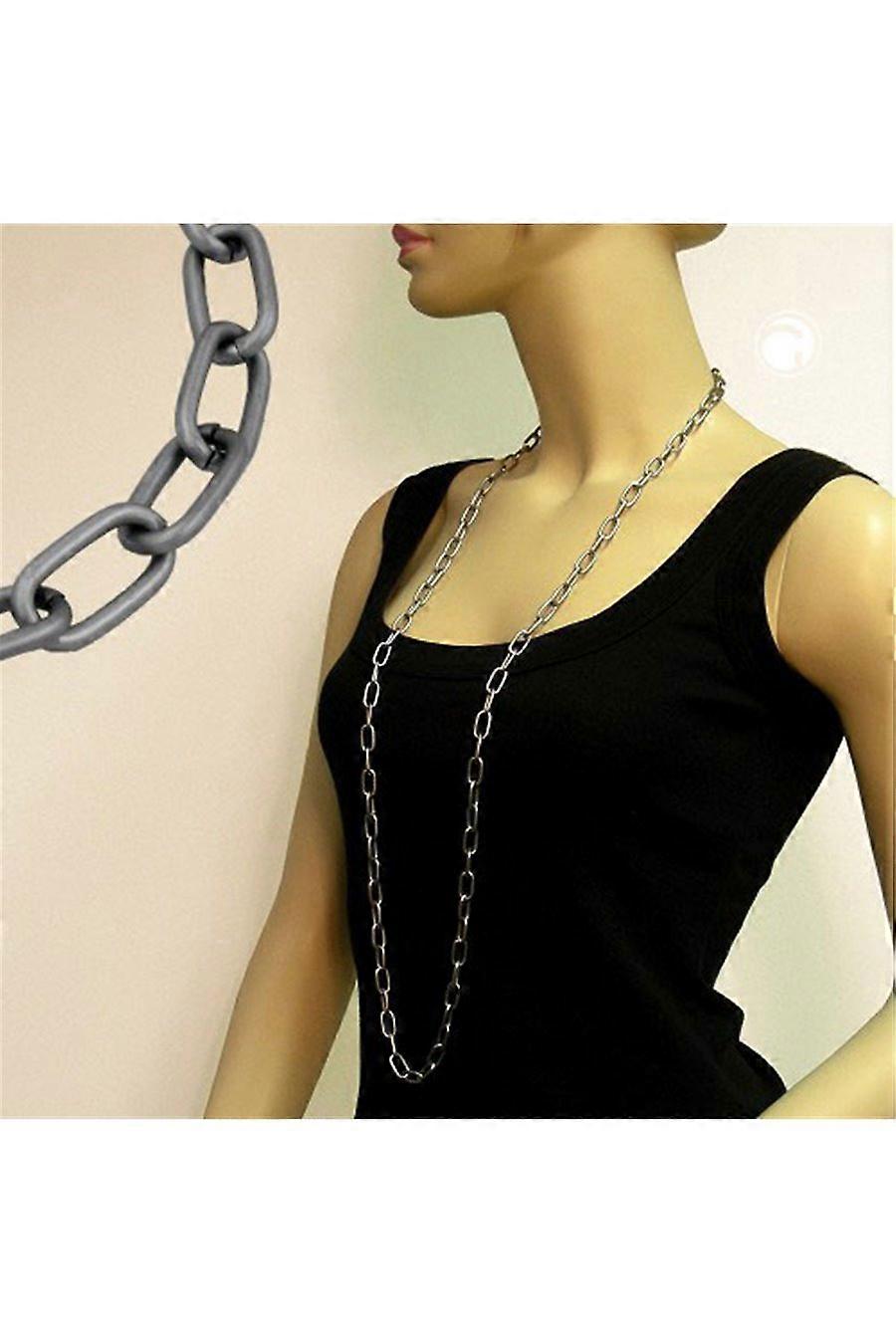 Necklace Silver-coloured Anchor Chain 8mm - Gl02230
