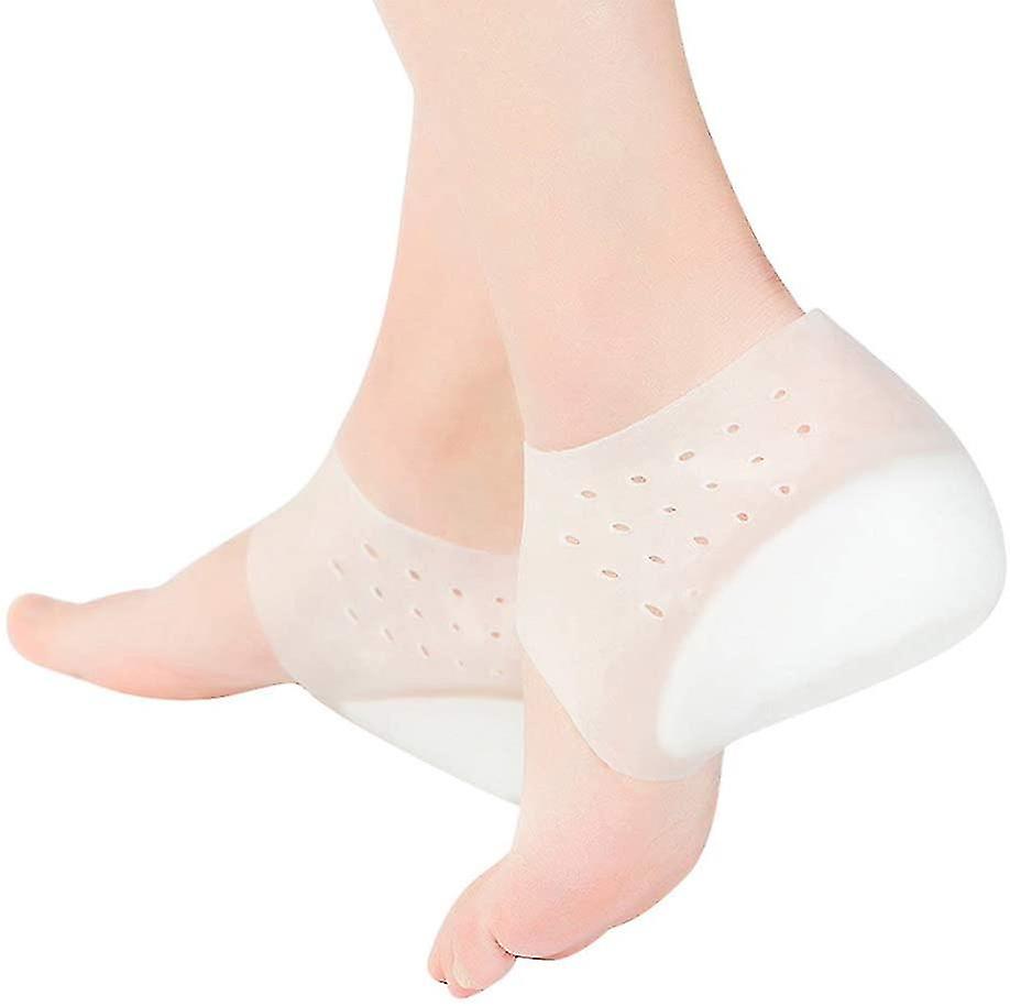 2-5cm Invisible Height Increase Insole Heel Lift Insole Invisible Foot Reinforcer Non-slip Heightening Socks Invisible Heightening Insoles For Men And