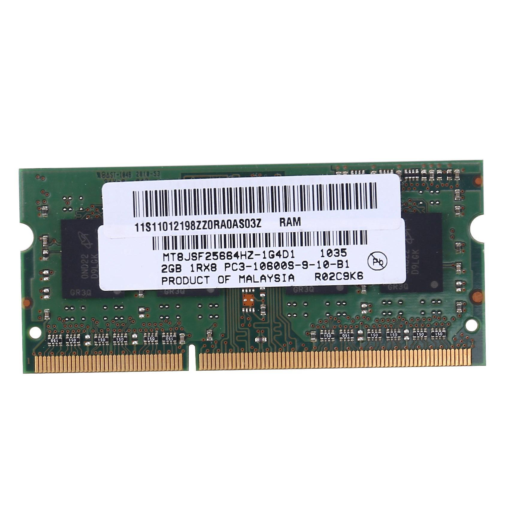 DDR3 2GB Laptop Geheugen Ram 1RX8 PC3-10600S 1333Mhz 204Pin 1.5V High Performance Notebook RAM